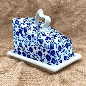 Vintage Haxby Chintz Covered Cheese Dish
